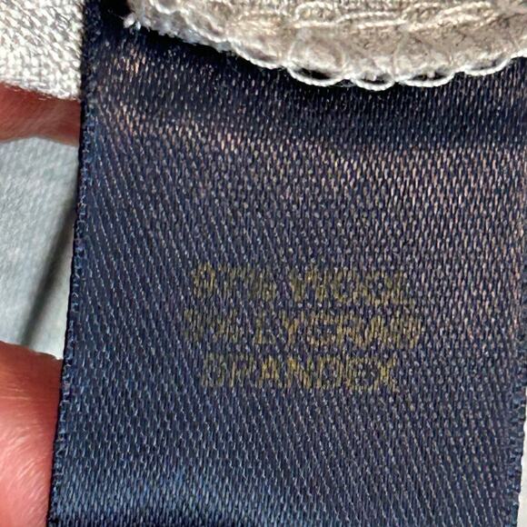 Brooks Brothers women's accordion pleated light gray wool skirt size 14 - Picture 6 of 6